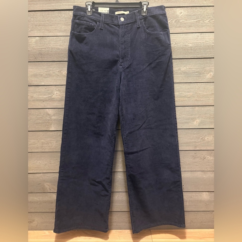 Levi's Navy Wide Leg Pants